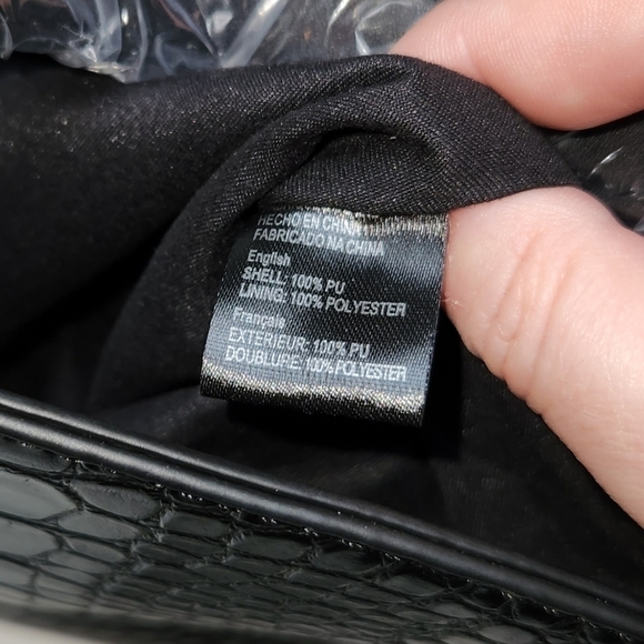 AOTA Elena Black Bucket Bag Peta Approved Vegan Leather - Picture 13 of 14